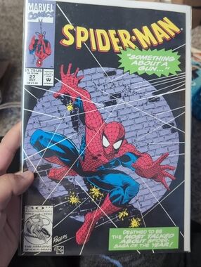 Marvel Spider-Man Comic "Something About A Gun..."